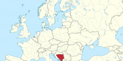 Bosni na kartu europe