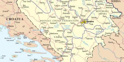 Mapa Bosni put